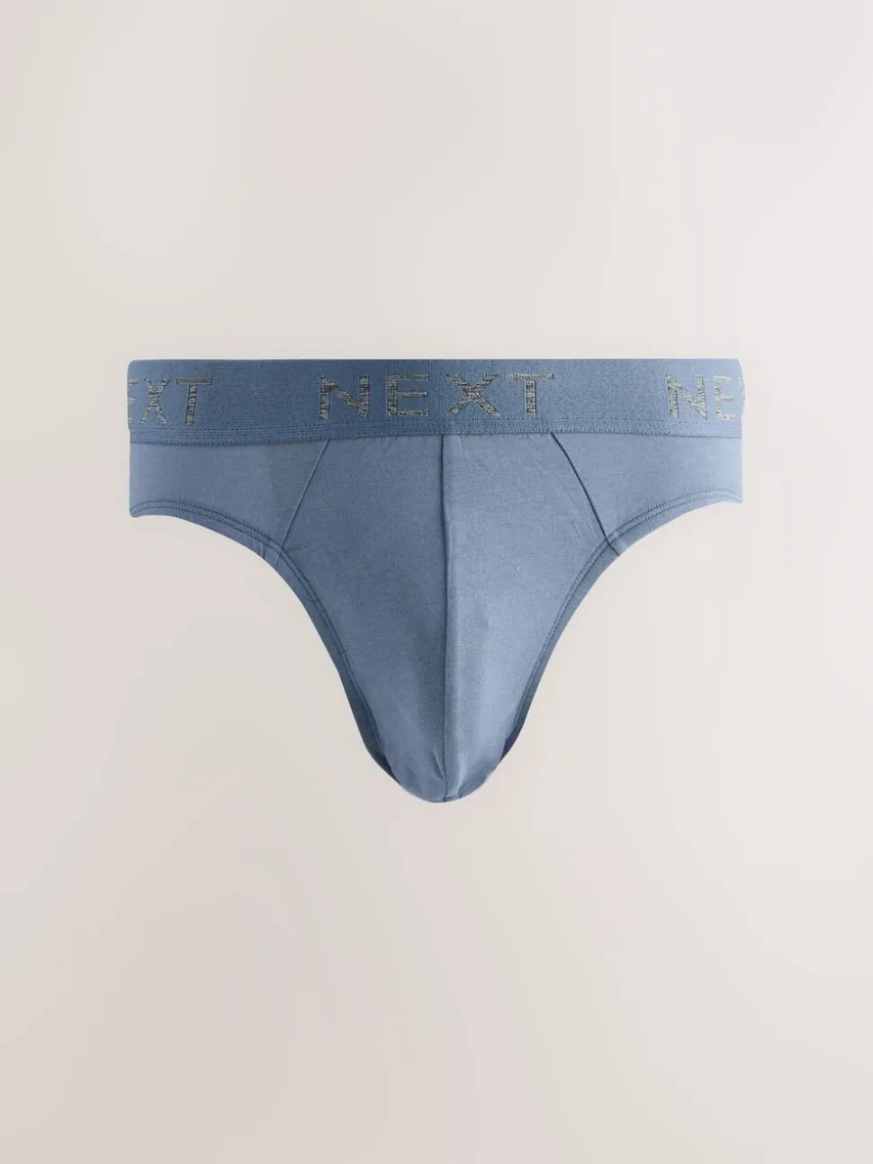 Blauw/grijs - Verpakking van 5 - Katoenrijke slips