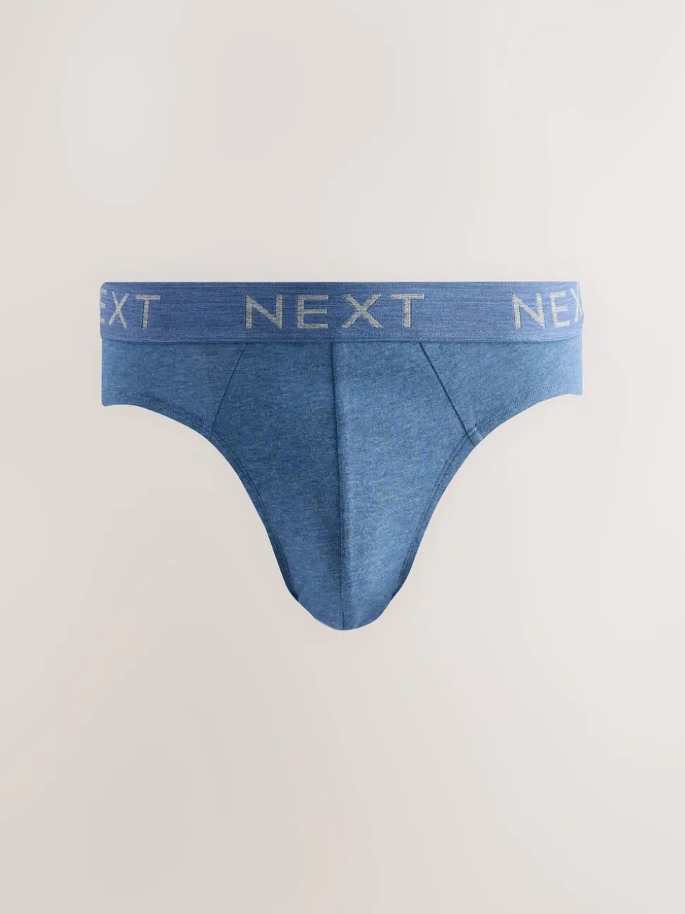 Blauw/grijs - Verpakking van 5 - Katoenrijke slips