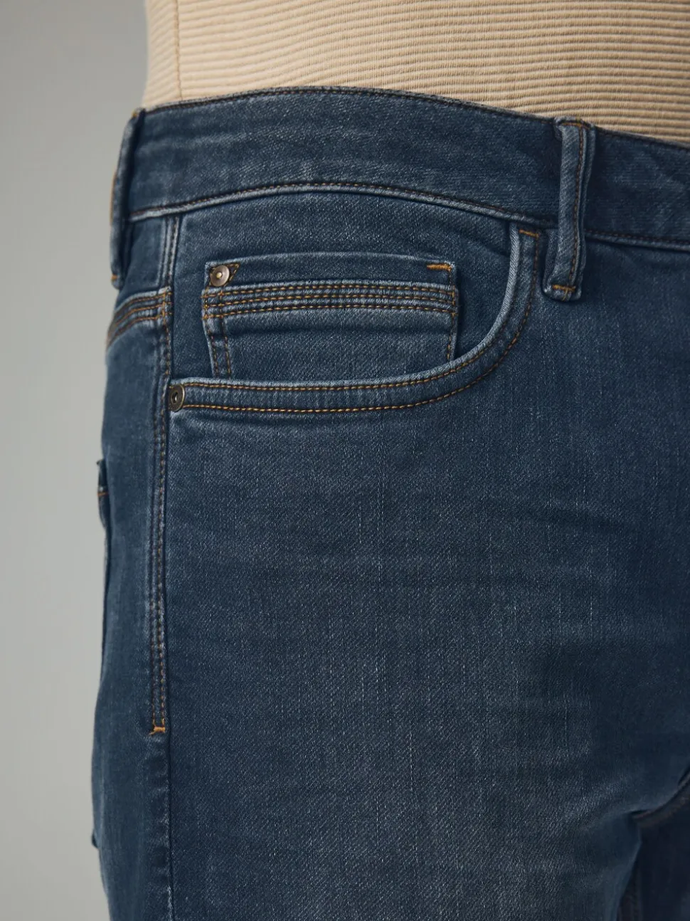 Blauwgrijs vintage - Slim Fit - Comfortabele stretchjeans