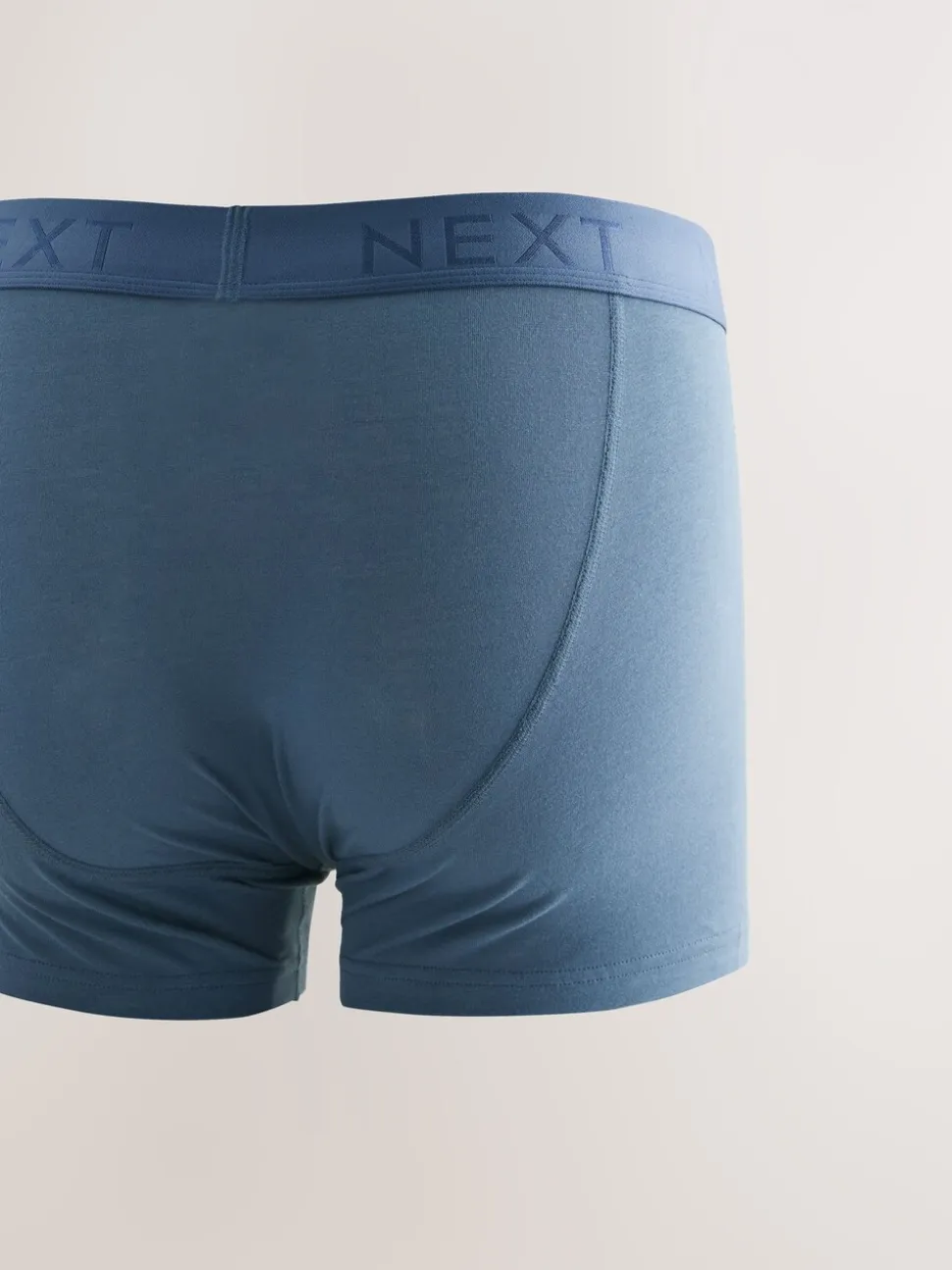 Blauw/grijs/ecru/rood/zwart - Verpakking van 5 - Boxershorts met A-voorkant