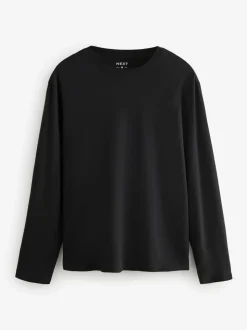 Blauw/grijs/neutraal - Normale Pasvorm - verpakking van 5 regular-fit T-shirts met lange mouwen van 100% katoen