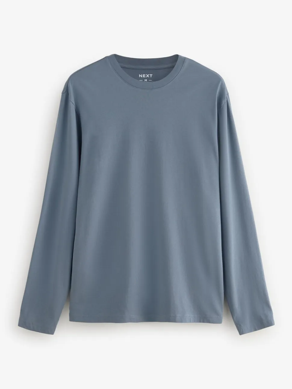 Blauw/grijs/neutraal - Normale Pasvorm - verpakking van 5 regular-fit T-shirts met lange mouwen van 100% katoen