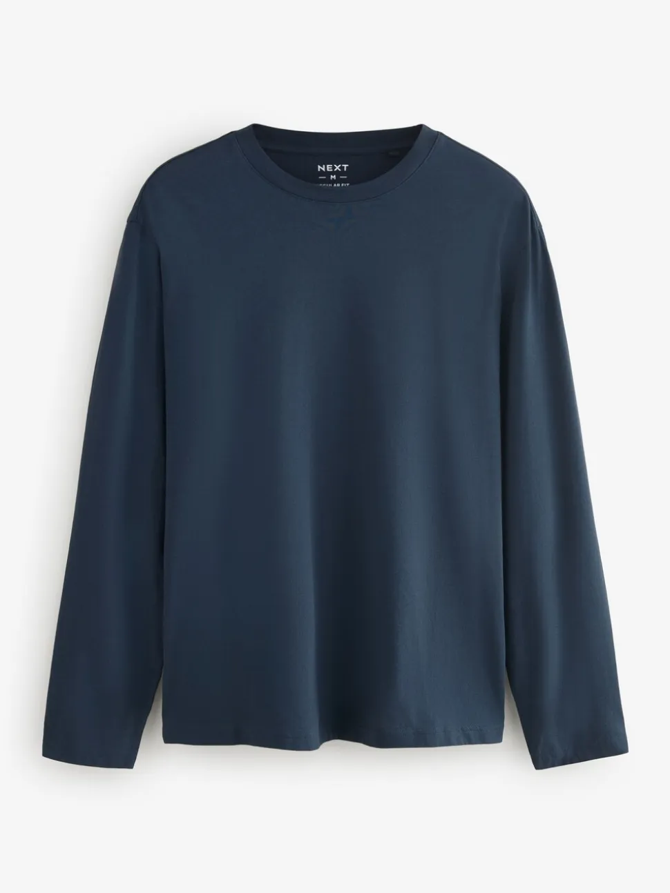 Blauw/grijs/neutraal - Normale Pasvorm - verpakking van 5 regular-fit T-shirts met lange mouwen van 100% katoen