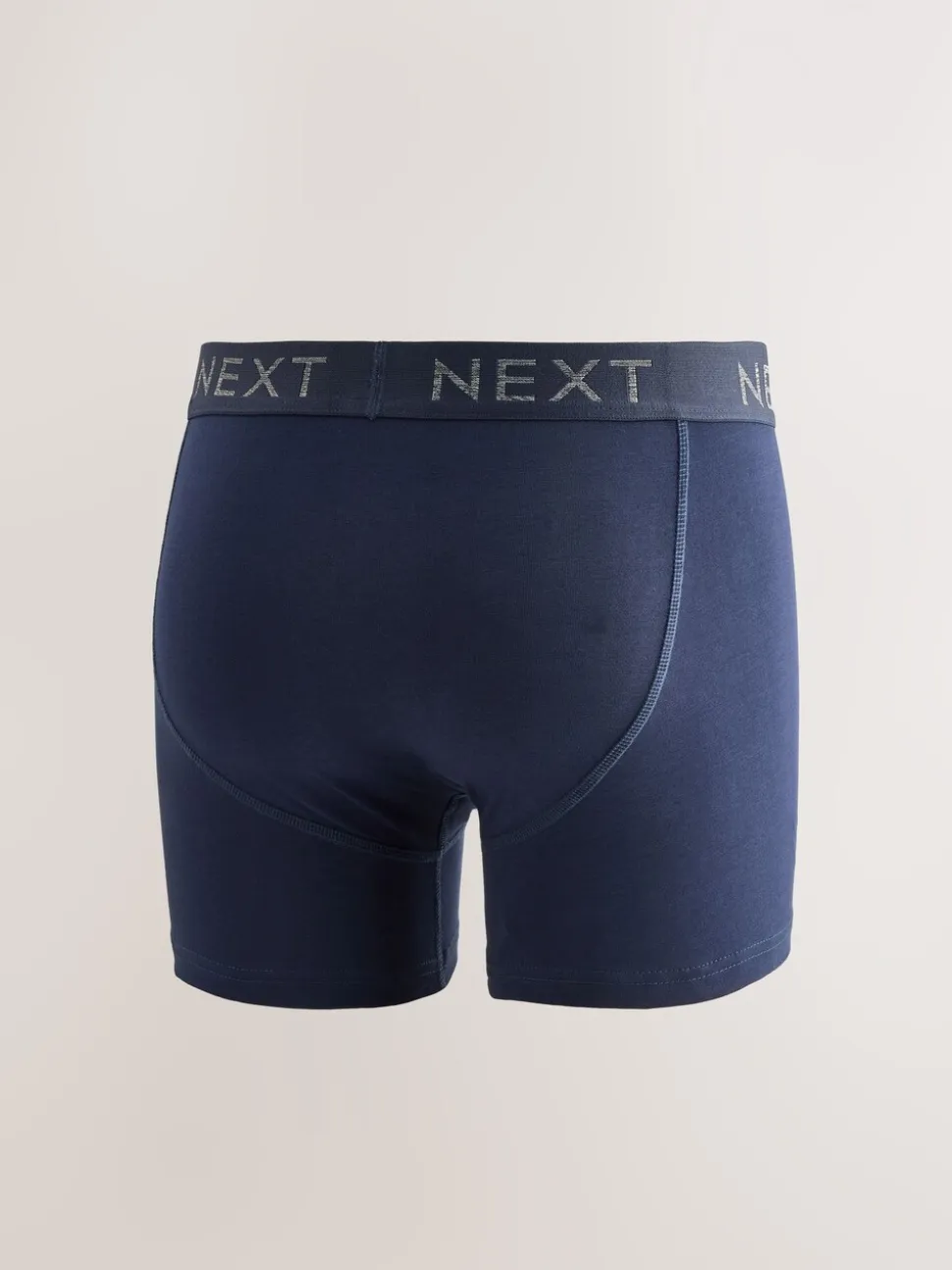 Blauw/grijs/zwart - Boxershorts van katoenrijk materiaal met A-voorkant