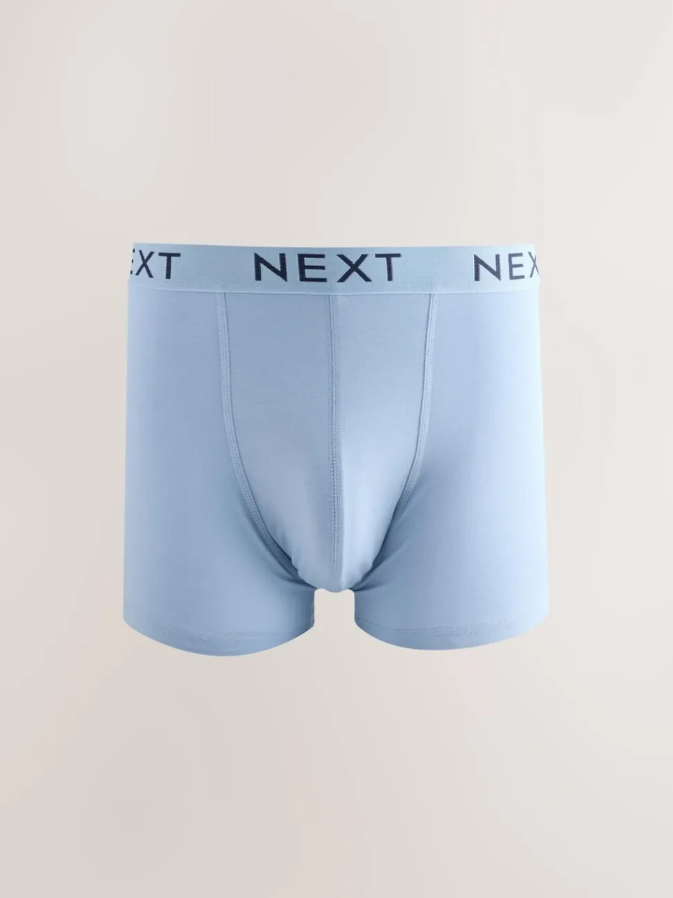 Blauw/grijs/zwart - Katoenrijke trunk boxershorts verpakking van 10