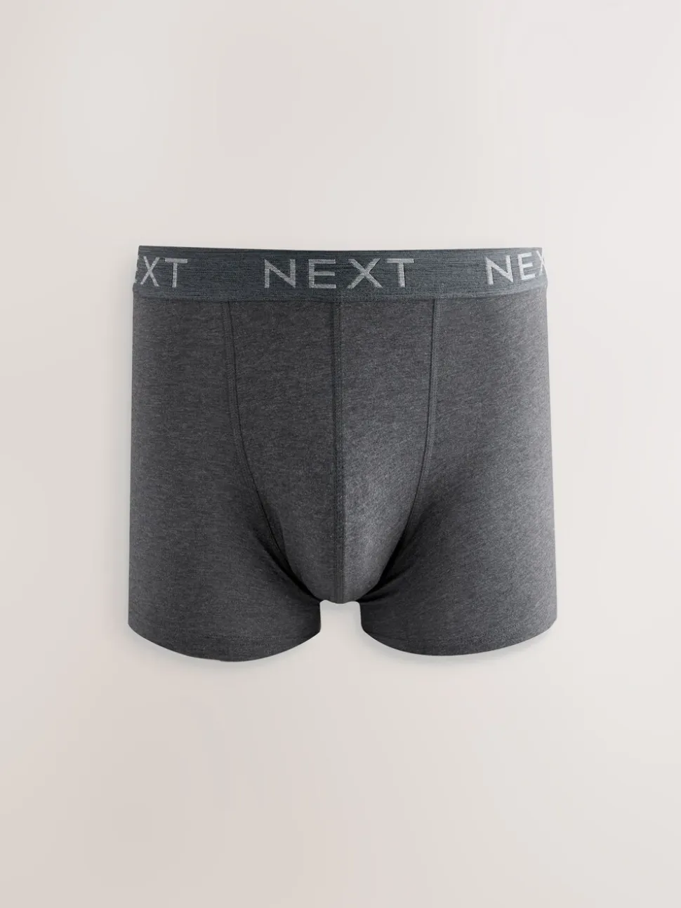 Blauw/grijs/zwart - Katoenrijke trunk boxershorts verpakking van 10