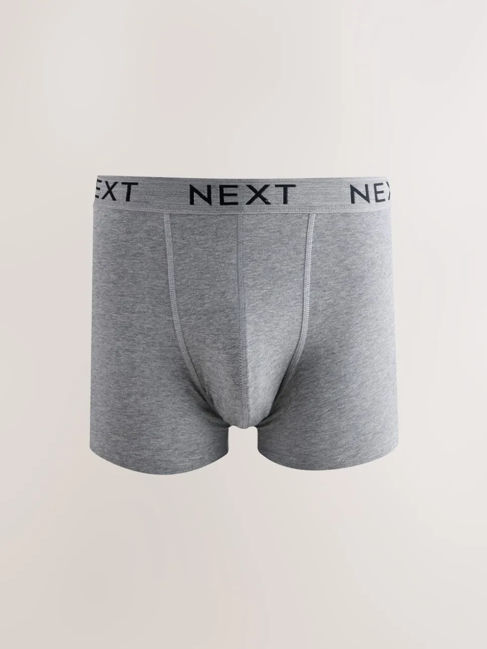 Blauw/grijs/zwart - Katoenrijke trunk boxershorts verpakking van 10