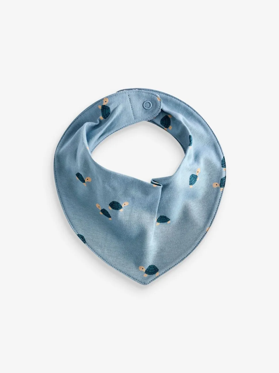 Blauwgroen - 5 Pack Dribble Baby 100% Cotton Bibs