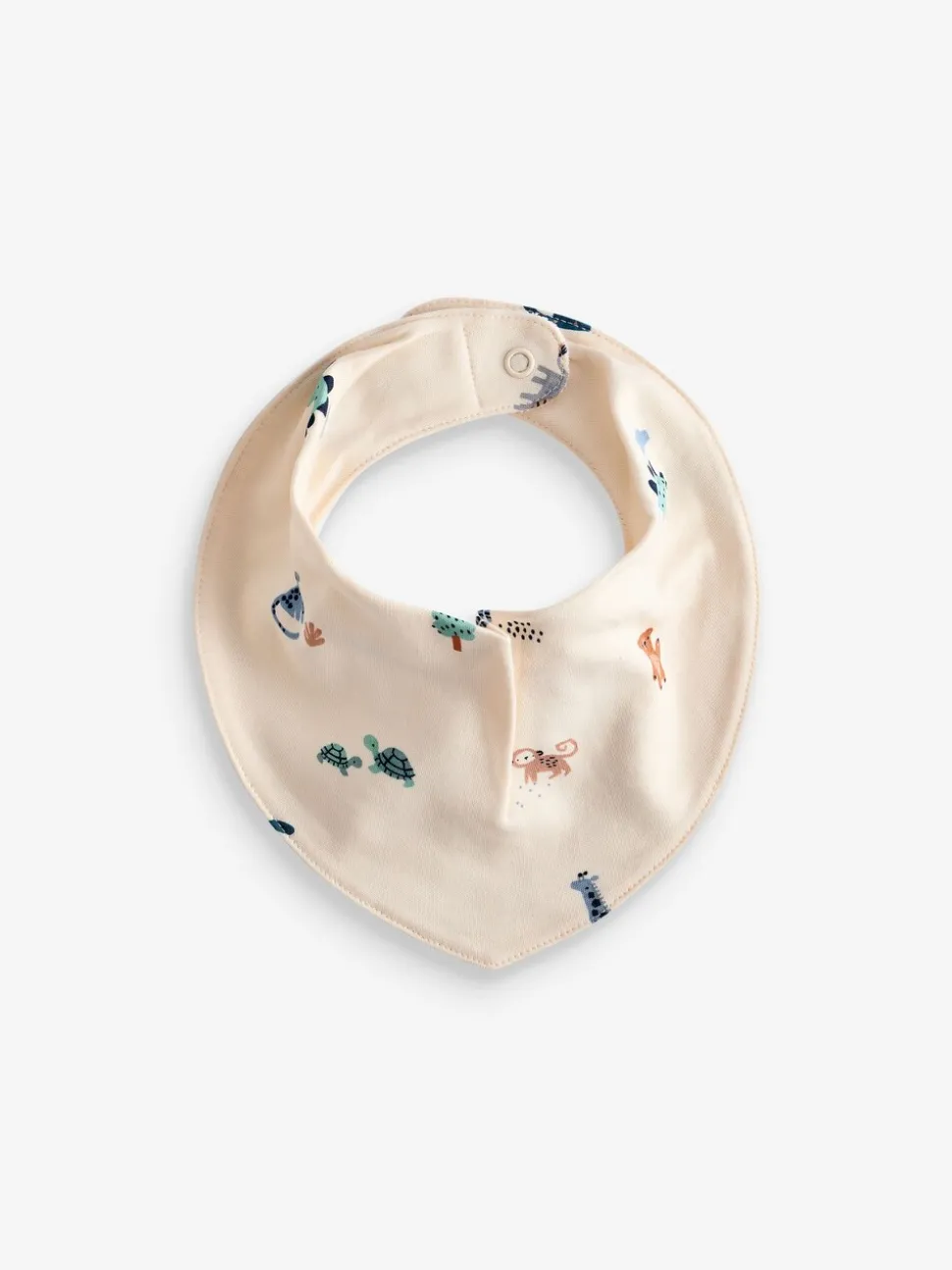 Blauwgroen - 5 Pack Dribble Baby 100% Cotton Bibs