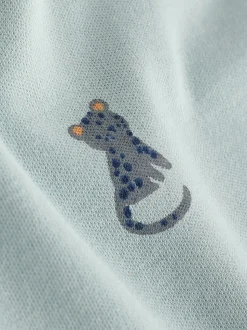 Blauwgroen - Baby 100% katoenen bodysuits verpakking van 7