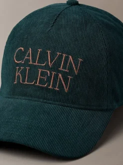 Blauwgroen - Calvin Klein Corduroy Cap