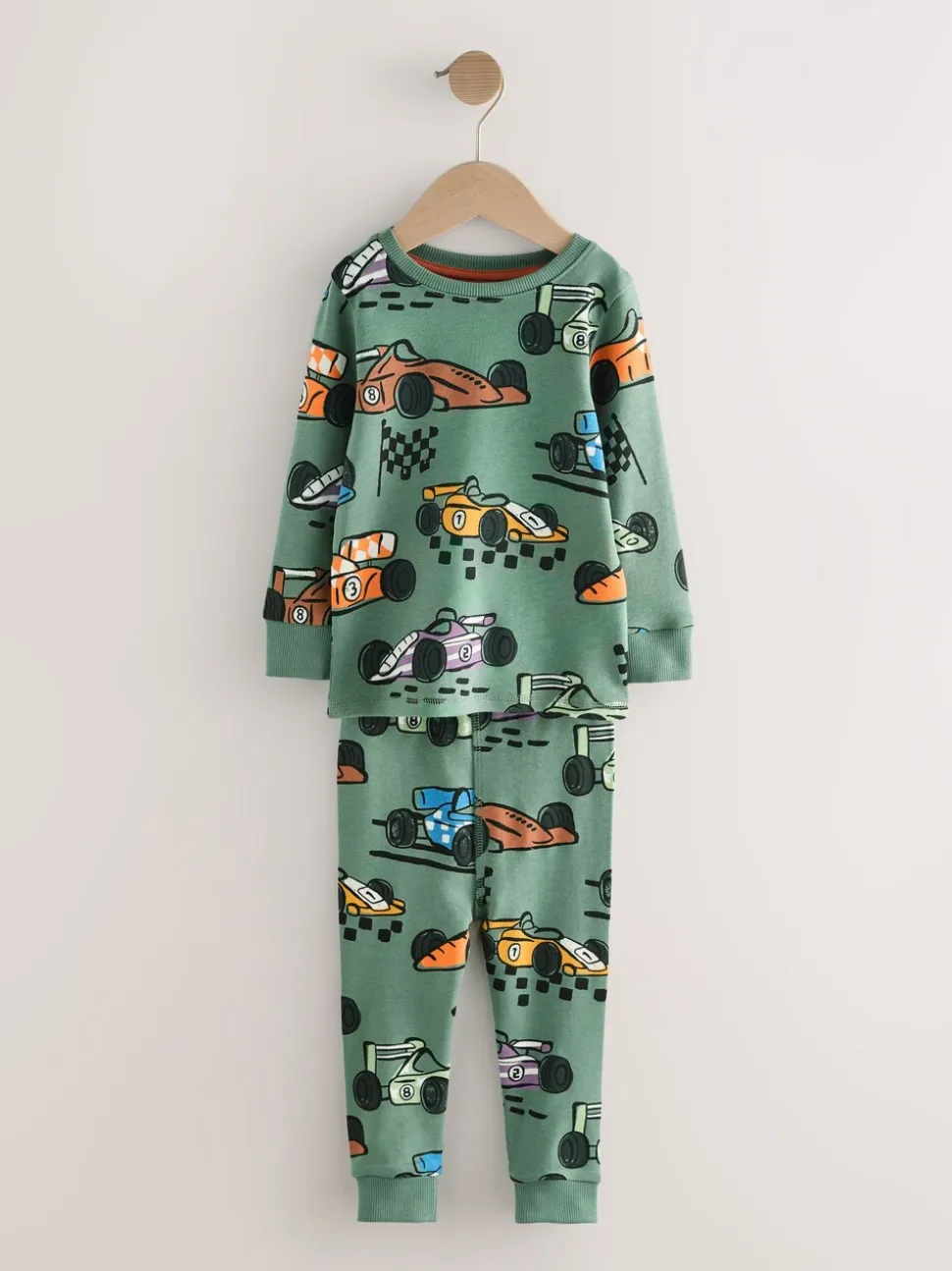 Blauw/Groen - Mini Knusse Pyjama's 3 Set (9mnd-10jr)