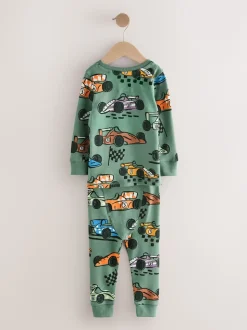 Blauw/Groen - Mini Knusse Pyjama's 3 Set (9mnd-10jr)
