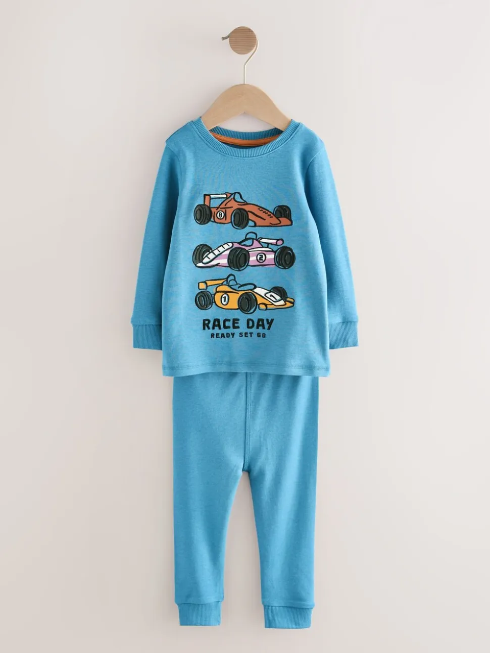 Blauw/Groen - Mini Knusse Pyjama's 3 Set (9mnd-10jr)