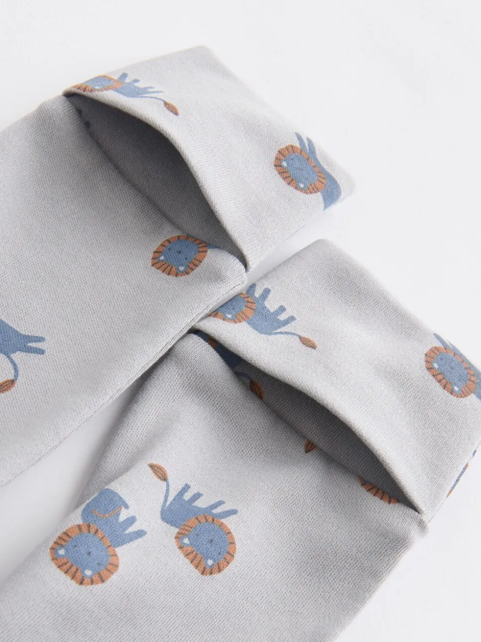 Blauwgroen - Set van 5 baby-pyjama's met patroon (0-2jr)