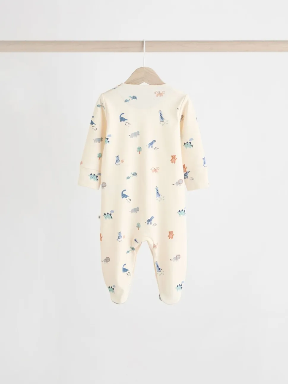 Blauwgroen - Set van 5 baby-pyjama's met patroon (0-2jr)