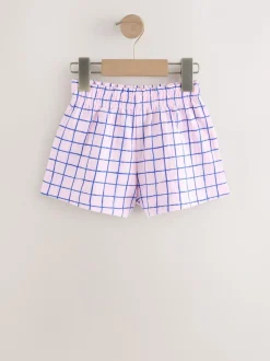 Blauw/Groen - Set van 4 shorts (3 mnd-7 jr)