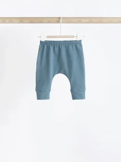 Blauwgroen - Verpakking van 4 babyleggings (0 mnd -3 jr)