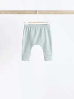 Blauwgroen - Verpakking van 4 babyleggings (0 mnd -3 jr)
