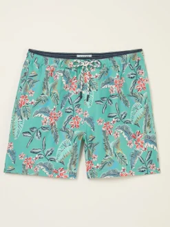 Blauwgroene kikkerprint - FatFace - Zwemshort