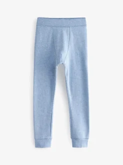 Blauw/marine - Verpakking van 2 thermische leggings (2-16 jr)
