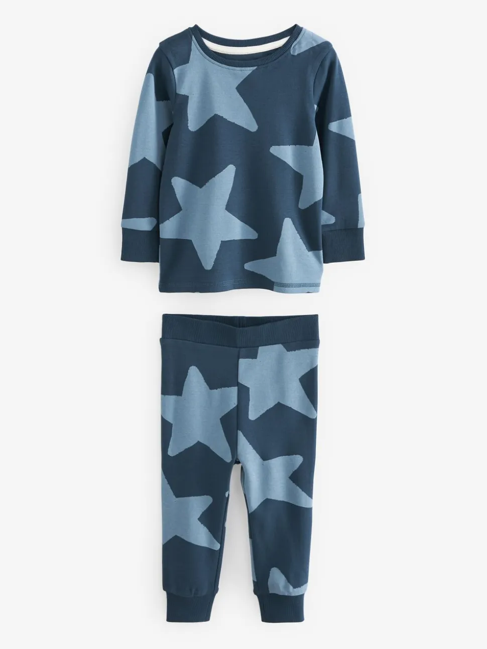 Blauw/marine - Verpakking van 3 knusse pyjama's (9 mnd-10 jr)