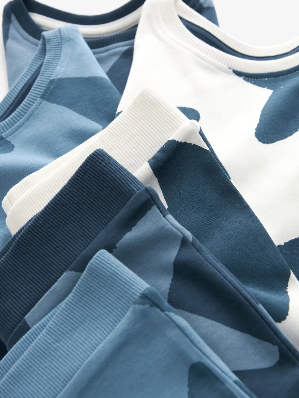 Blauw/marine - Verpakking van 3 knusse pyjama's (9 mnd-10 jr)