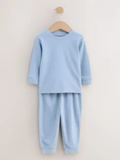 Blauw/marineblauw/grijs - Verpakking van 3 relaxed fit pyjama's (9mnd-12jr)