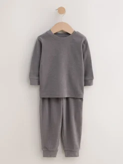 Blauw/marineblauw/grijs - Verpakking van 3 relaxed fit pyjama's (9mnd-12jr)