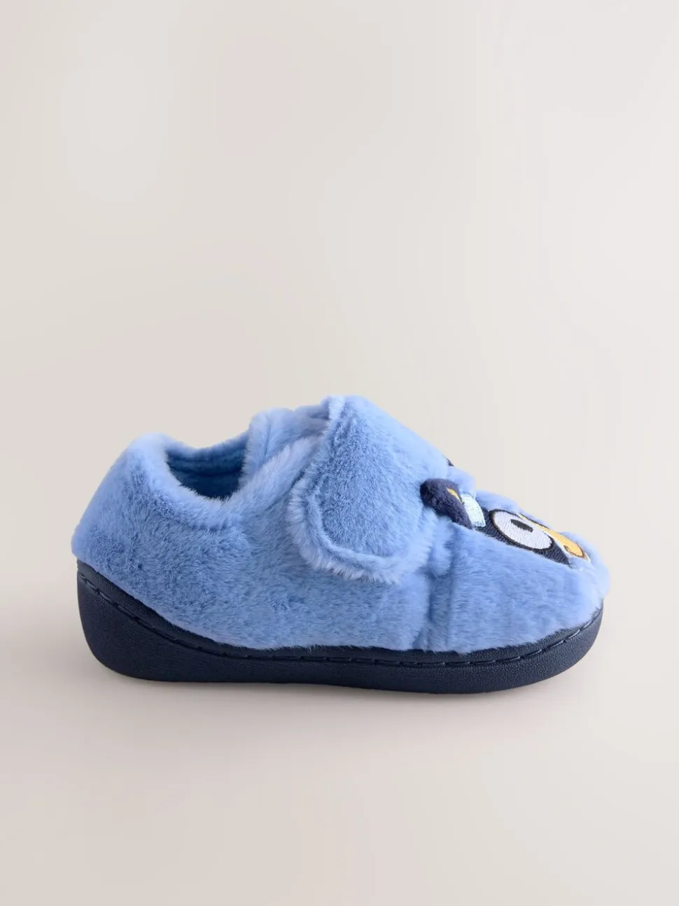Blauw/oranje - Bluey pantoffels met antislip-zool