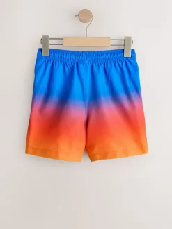Blauw/oranje - Ombré Zwembroek (3-16jr)