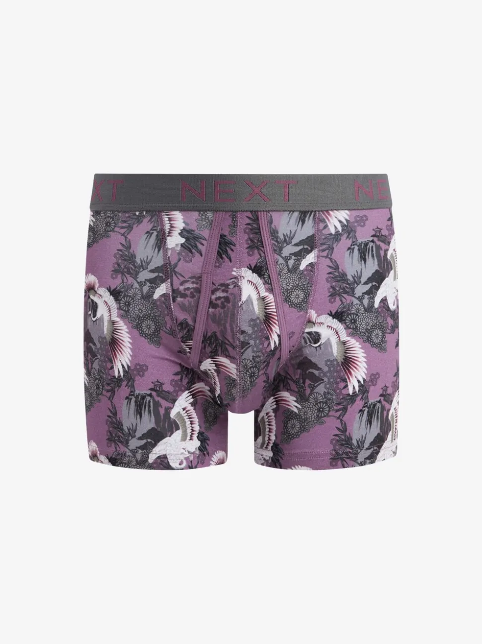 Blauw/paars - Animal - 4 Boxershorts zonder plooi