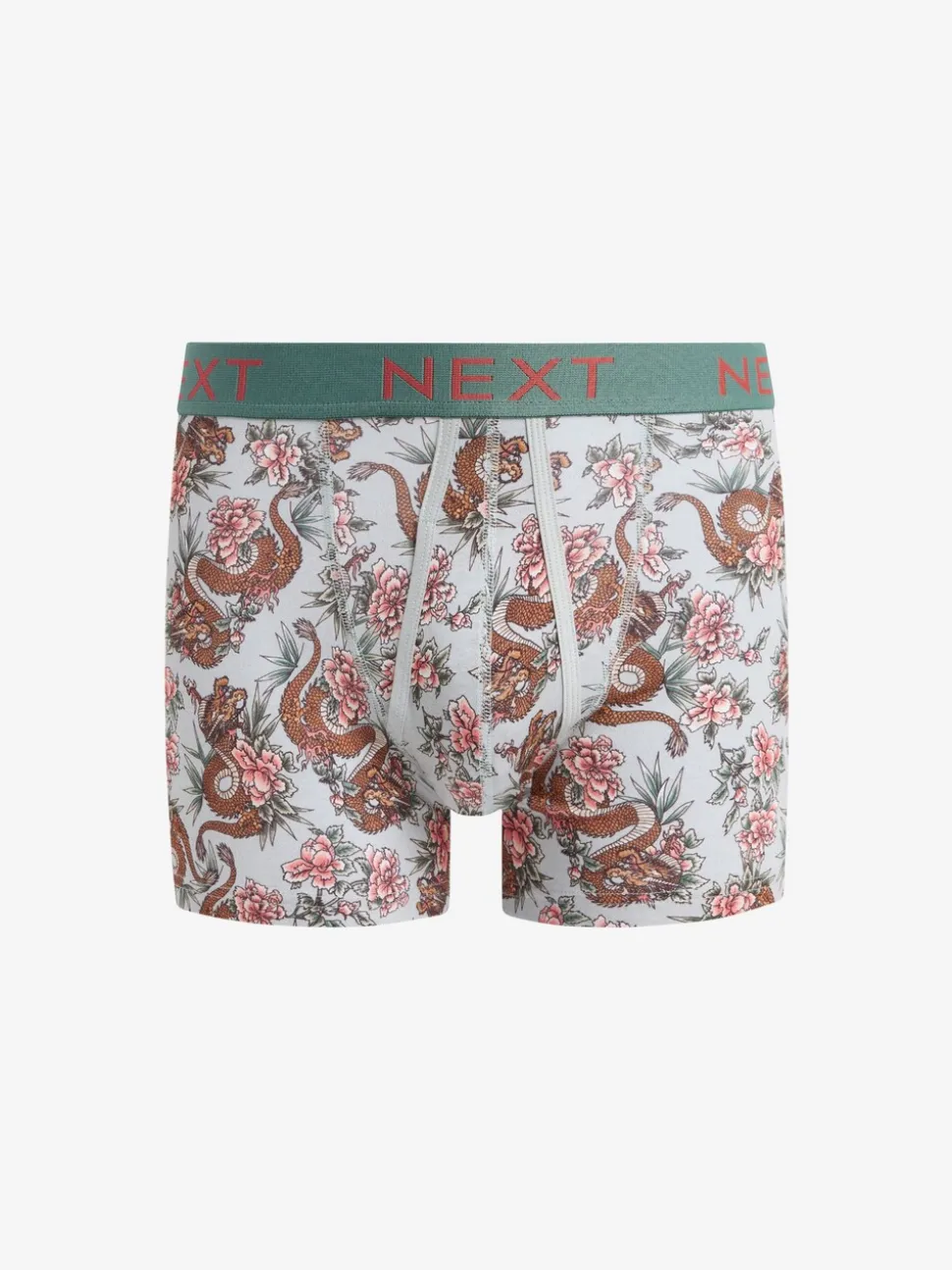 Blauw/paars - Animal - 4 Boxershorts zonder plooi