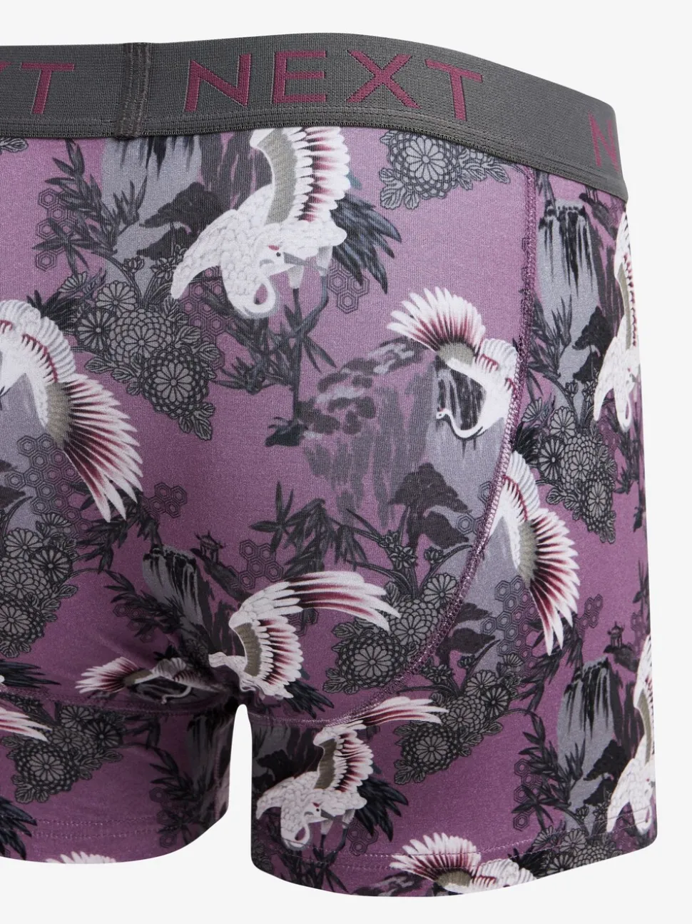 Blauw/paars - Animal - 4 Boxershorts zonder plooi