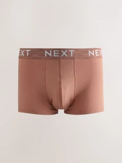 Blauw/paars/rood - Hipster boxers van katoenrijke mix