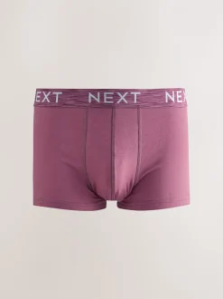 Blauw/paars/rood - Hipster boxers van katoenrijke mix