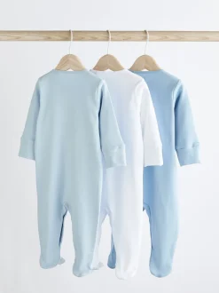 Blauw/wit - Babypyjama's (0-2 jr)