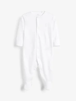 Blauw/wit - Babypyjama's (0-2 jr)