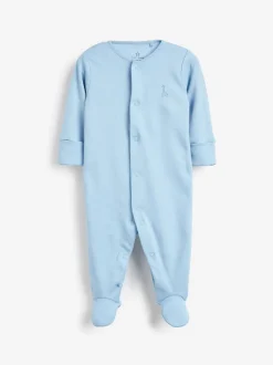 Blauw/wit - Babypyjama's (0-2 jr)