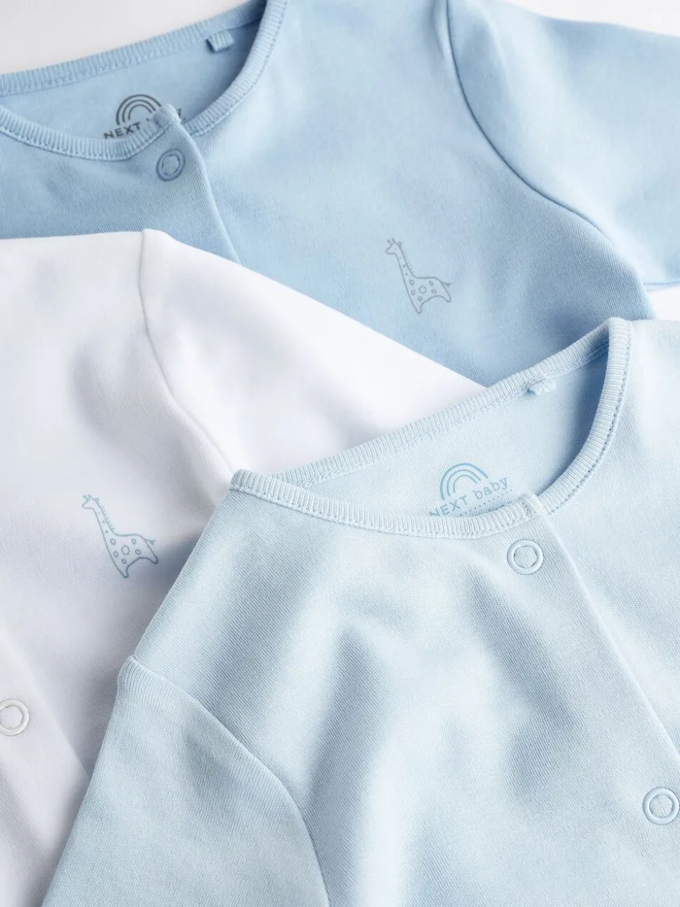 Blauw/wit - Babypyjama's (0-2 jr)