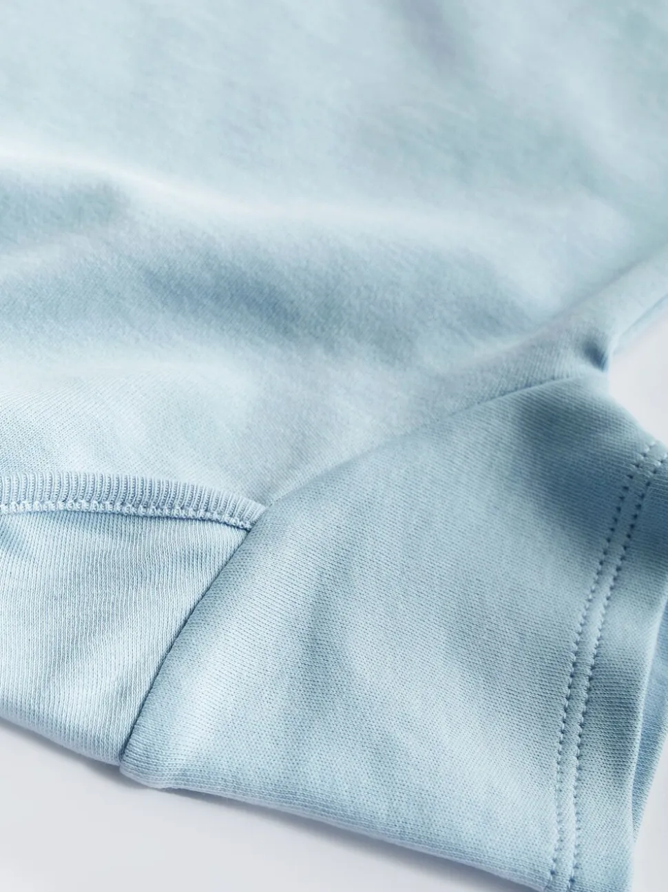 Blauw/wit - Effen babyrompertjes