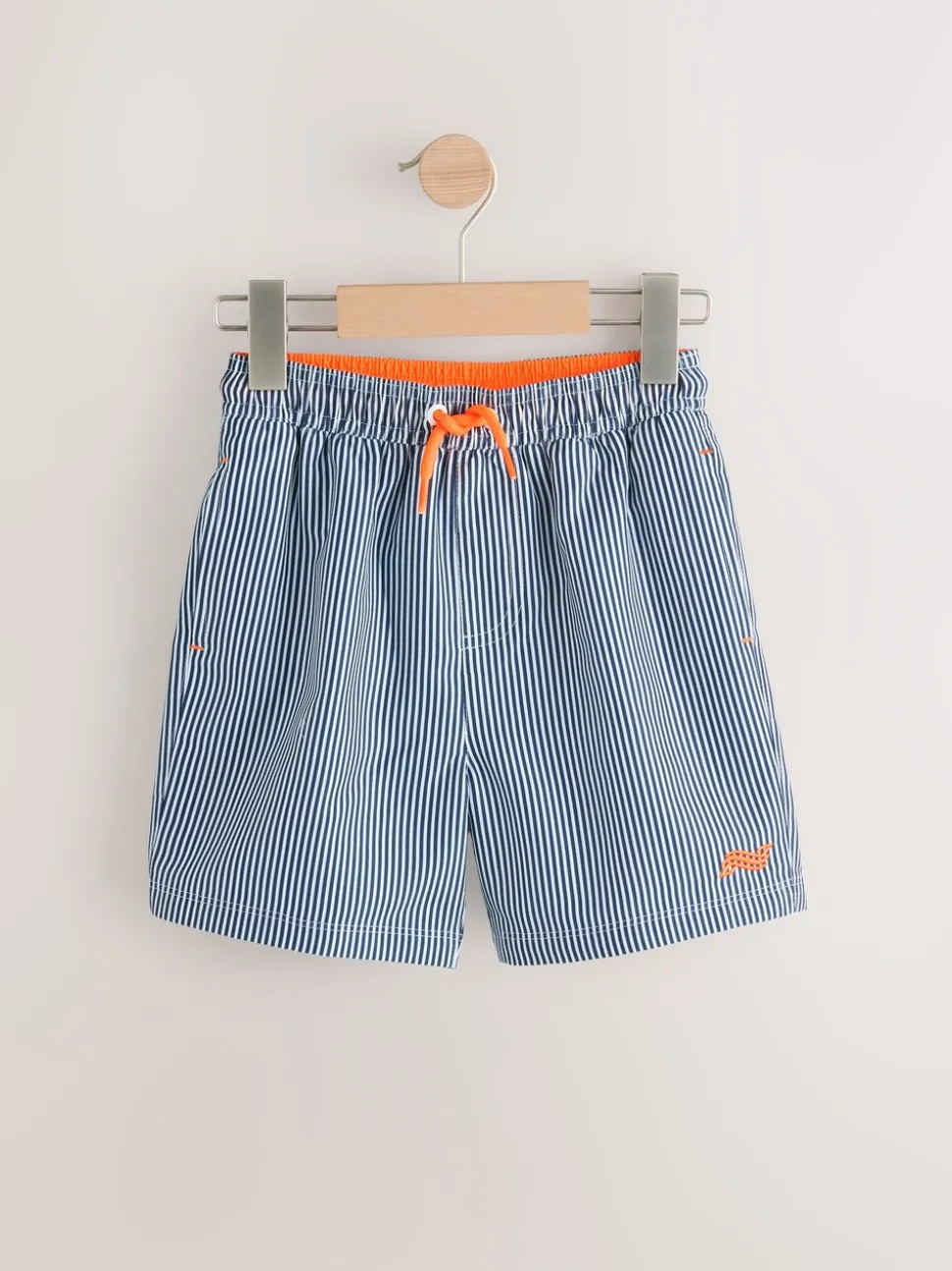 Blauw/wit - Gestreept zwemshort (3-16jr)