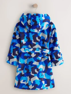 Blauw/wit Playstation - Damesbadjas (5-16jaar)