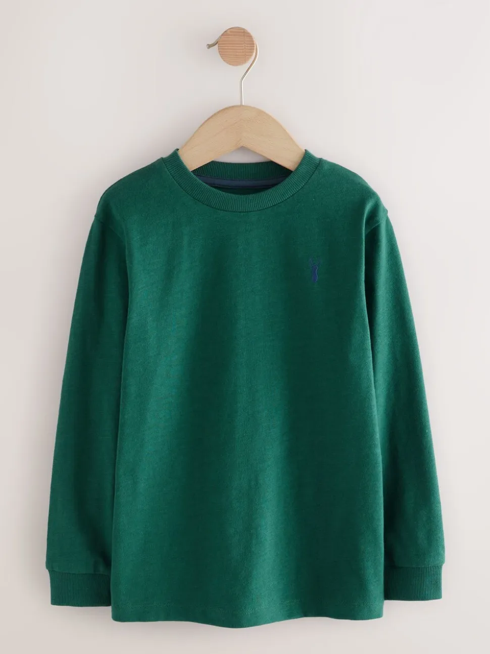 Blauw/wit/groen - Kleurblok T-shirts met lange mouwen 3 verpakking (3-16jr)