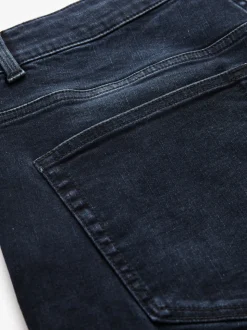 Blauw-zwart - Enkele - Slim fit klassieke stretchy jeans