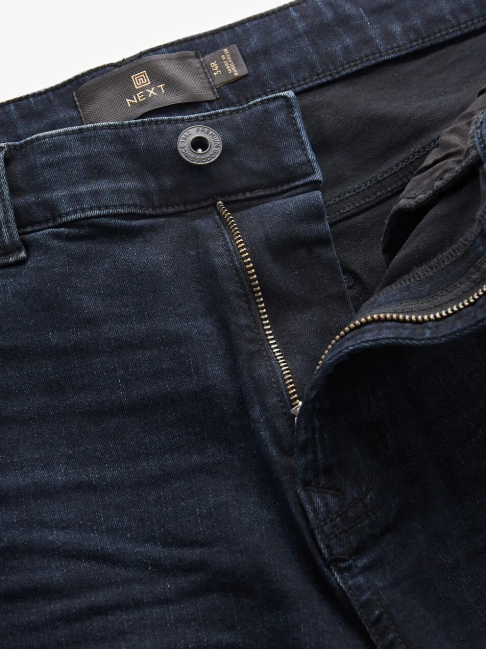 Blauw-zwart - Enkele - Slim fit klassieke stretchy jeans