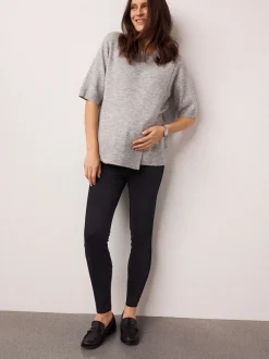 Blauw/Zwart - Verpakking van 2 denim zwangerschapsjeggings
