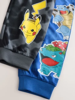 Blauw/zwart Pokemon - Licentie Joggingbroeken Pyjama's 2 verpakking (3-14jr)