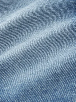 Bleek/middenblauw - Bermuda denim shorts met elastische taille verpakking van 2 (3 - 16 jr)