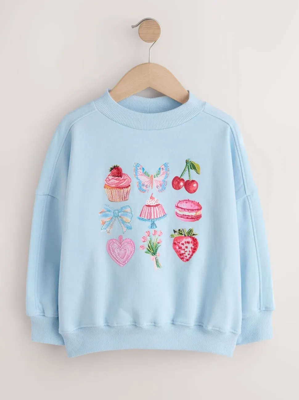 Blue Beaded Cake - Sweatshirt (3 - 16 jr)